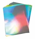 Rayher Effektpapier Hologramm, A4, silber, 300g/m², Hologramm-Papier, Btl. 10 Blatt, säurefrei, 67300606