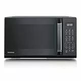 TOSHIBA Mikrowelle in Spiegel-Schwarz, 23 Liter, 800 W, Digitale Solo-Mikrowelle mit 11 Leistungsstufen, 6 Automatikprogrammen, Schnellstart-Funktion, Auftaufunktion, Digitaldisplay, MW3-EM23PE(BK)