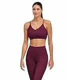 FALKE Damen Sport-BH Training Perform Better Light Support W Sb Funktionsmaterial für niedrigen Aktivitätslevel 1 Stück, Rot Barolo 8526, L