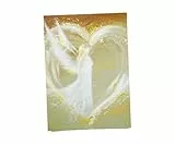 Henriettes-ART Poster Trost Engel „Weg ins Herz“ – Geschenk zur emotionalen Heilung & Verbundenheit - Deko Geschenk, Energiebild, Stärke (13x18cm)