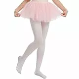 HIPOWER Strumpfhose Mädchen 40 DEN Kinder Feinstrumpfhose Tanzstrumpfhose Ballettstrumpfhose Atmungsaktiv Blickdicht