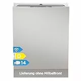 Midea SV 4.60 wi Geschirrspüler Vollintegriert 60cm, 14 Maßgedecke, 8 Programme, Automatische Türöffnung, LED Display, Leise, Vollwasserschutz, Spülmaschine Unterbaufähig