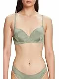 ESPRIT Damen Big Flower Deluster Sexy Pad Gepolsterter BH, Dusty Green, 75A EU