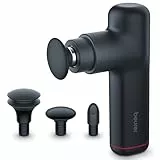 Beurer MG 79 Massage Gun Sensitive, kompakte Massagepistole mit 3 Aufsätzen, sanfte Triggerpunktmassage für empfindliche Körperbereiche, handliches Muskelmassagegerät mit 3 Intensitätsstufen