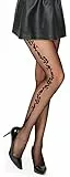 Merry Style Damen Strumpfhose Mit Muster Blumen MS 284 20 DEN (Schwarz, L (40-44))