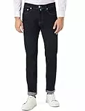 Pierre Cardin Herren Jeans Lyon | Männer Hose | Tapered Fit | Blue/Black Stonewash Washed | Blue/Black Stonewash 8007 6801 | 40W - 32L