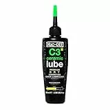Muc-Off C3 Ceramic Dry Chain Lube Trocken Kettenöl Fahrrad, 120 ml - Premium Schmierfett Kettenfett, Kettenspray Fahrrad, Mit UV-Tracer-Farbstoff - Für Trockene und Staubige Bedingungen