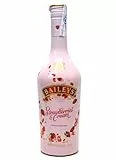 Baileys Strawberries & Cream, Original Irish Whiskey Cream Likör, Limitierte Edition, köstlicher Erdbeergeschmack, 17% vol, 700ml Einzelflasche |