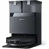 ECOVACS DEEBOT T50 Omni Saugroboter mit Wischfunktion,15.000 Pa, T30 Omni-Upgrade, Ausziehbare Seitenbürste und Mopp, ZeroTangle 2.0, Moppwäsche mit 75°C heißem Wasser, All-in-One Station