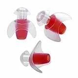 arena Unisex Schwimm Ohrenstöpsel Ergo zum Schutz des inneren/äußeren Gehörgangs vor Wassereintritt, Clear (10), One Size