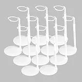 UCanaan 12 Stück Puppenständer - Action Figur Ständer mit erweiterbarem Taillendraht für 8„-14“ Puppen Puppenständer für 8 bis 12inch Puppen geeignet für 1/6 Puppen Zubehör, Action Figur Ständer