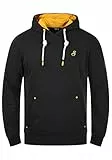 !Solid SDKenan Herren Kapuzenpullover Hoodie Pullover mit Kapuze Eingrifftaschen Baumwollmischung Regular fit, Größe:M, Farbe:Black (194007)