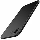 Galful Ultra Dünn für iPhone 16e 2025 Hülle Matt PC Hartschale Case Handyhülle iPhone SE 4 Slim Leicht Schutzhülle mit Voll Kameraschutz PP Hardcase Schutz Tasche Stoßfeste Kratzfeste Cover-Schwarz