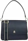 Tommy Hilfiger Damen Handtasche Tasche Henkeltasche TH Joy Shoulder Bag Blau