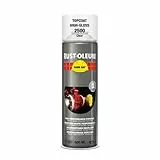 Rust-Oleum HARD HAT Decklack - Hochleistungsfähiger Industrielack-Spray zur Verwendung auf Metall, Holz und Beton. In verschiedenen Farben mit hoher Deckkraft - 500ml (Transparent)