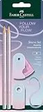 FABER-CASTELL - Schreibset Flow Edition Blushing Sky 4-teilig