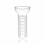 BigDean Regenmesser/Niederschlagsmesser - Für 1-35 mm Messungen - Einfach abzulesen - Qualität aus Glas - Perfekt für das Messen von Niederschlagsmenge