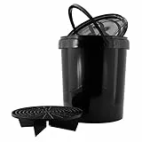 AUTO-STYLE Autowascheimer 15L Schwarz + Deckel + Grit/Seib