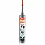 MEM Montage-Kleber Allground 3in1, Zum Kleben, Dichten und Füllen, Metallfarben, Wasser- und UV- beständig, Überstreichbar, Für fast alle Untergründe, Lösemittelfrei, 305 g Kartusche