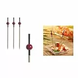 250 Fingerfood - Spieße 7 cm 'Red Pearl'