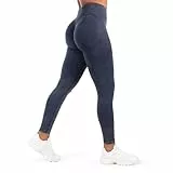 SMILODOX Leggings Damen Yune, Scrunch und Batik Optik mit Seamless Naht und Kontur, Fitness Hose, elastisch, Blickdicht, optimal für Gym, Yoga und Pilates, komfortabel und stylisch