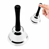 Handglocke,Tischglocke,Tischklingel,Glocke Klein,Handglocke Glocke Klingel,Rezeptionsklingel,Tischklingel,Edelstahl Hand Glocke,Service Bell Für Hotelschalter,Kirche,Restaurant,Schule,Rezeption