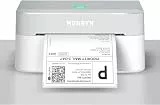 MUNBYN Bluetooth Etikettendrucker DHL, Label Printer 4x6, Labeldrucker Thermodrucker für Shopify, Etsy, DHL, Evri, DPD,UPS, FedEx, 403B, Weiß