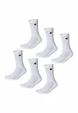 Champion Unisex Basics 6pk Crew Sportsocken, Weiß, 39-42 EU