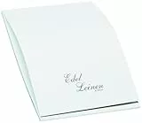 Rössler Papier 2003705002 - Edel Leinen - Block DIN A4, 40 Blatt, weiß