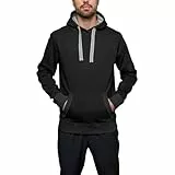 HRM Herren Unisex Sweat, Schwarz, XL EU