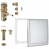 GROHE Druckspüler für WC (Wandeinbau, 6-9l einstellbar, langlebige Oberfläche), chrom, 42901000
