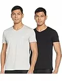 Emporio Armani Underwear Herren Schlafanzugoberteil 111648CC722, 2er Pack, Gr. Large, Mehrfarbig (Nero/Grigio Melange 97120)