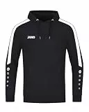 JAKO Herren Kapuzensweatshirt Power, Schwarz, L