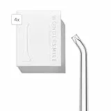 Wondersmile Ersatzdüsen für Munddusche Waterflow - SmoothFlow-Technologie für optimale Zahn- & Zahnfleischpflege (White, 4er Pack)