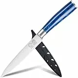 XYJ Authentic Since 1986,Utility Knife 5 Inch Stainless Steel,-Sharp Kitchen Knife, Meat Cleaver,Kitchen Cutlery,Steak Knife With Cover for Kitchen Outdoor Camping