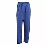 adidas Herren Essentials SMALL Logo Stanford Pant Open Hem, Dark Blue/White, L