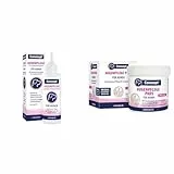 Canosept Augenpflege für Hunde 120ml - Tränenfleckenentferner Hund - Augenpflege Hund + Canosept Augenpflege-Pads für Hunde 100 Stück - Tränenfleckenentferner Hund & Augenpflege Hund