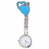 ULTECHNOVO Herzförmige Taschenuhr Für Schwestern Mit Quarzwerk – Kreative Blaue Hängende Uhr Als Dekoration Und Praktisches Zubehör Für Pflegekräfte
