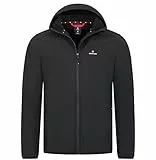 Höhenhorn Alpberg Herren leichte Softshell Jacke Outdoor Schwarz Gr. XL