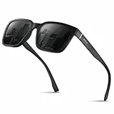 gesruny ㅤ Polarisiert-Sonnenbrille-Herren-Damen-Sonnenbrillen-Unisex-Schwarz-UV400-Retro-Vintage-Klassisch-Golf-Fahren-Angeln-Reisebrille-Outdoor-Sportarten Mode Sonnenbrille,hui