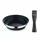Bergner- Set 3 Stück Bratpfannen (24+26 cm) mit abnehmbarem Griff - Edelstahl - Antihaftbeschichtung ILAG Essential Coating - Heatdot Technology