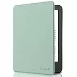 CoBak Hülle für 6' Neu Kindle 11. Generation, 2022/2024 e-Reader (Modell Nr. C2V2L3/RS23CV), Leichte Schutzhülle mit Auto Schlaf/Wach Funktion Smart Cover, Matchagrün