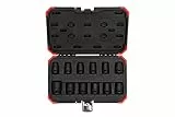 GEDORE red Schlagschrauber-Steckschlüssel-Satz, Set 12-tlg, 1/2', 6-kant Nuss, SW 10-24 mm, für KFZ/Auto, R63003012