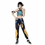 CR ROLECOS Zoe Cosplay Zoey Kostüm Outfit Zoe Uniform Komplettes Set Halloween Party Karneval Dress Up Anzug XXL
