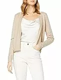 Vila Damen Viril Short L/S Knit Cardigan-noos Strickjacke, Natural Melange ,M