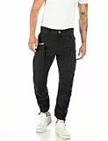 Replay Herren M9873a Joe Comfort Cotton Twill Hose, Black 098, 36W / 32L EU