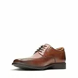 Clarks Herren Tilden Walk Oxford-Schuh, Dark Tan Lea, 42 EU