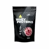 inkospor WHEY PROTEIN + Eiweißpulver aus Whey und Casein für einen extra cremigen Protein Shake, 24g Eiweiß pro Portion, Kirsche Geschmack