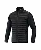 JAKO Herren Hybridjacke Premium, Schwarz, XL