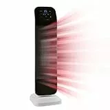 Clatronic Heizlüfter mit PTC-Keramik-Heizelement | 15-35 °C einstellbar | Ventilator kühlen | Keramik-Heizlüfter mit Sensor Touch-Bedienfeld | Einstellbare Raumtemperatur | HL 3763